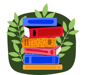 Books pile